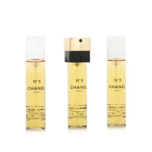 Chanel No 5 Refill 2 x 20 ml + EDP Refill with Atomizer Eau de Parfum for Women