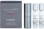 Allure Homme Sport Eau Extreme eau de toilette 3x20 ml for men refillable bottle