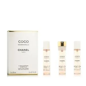 Chanel Coco Mademoiselle EDT Refill 2 x 20 ml + EDT Refill with Atomizer 20 ml W