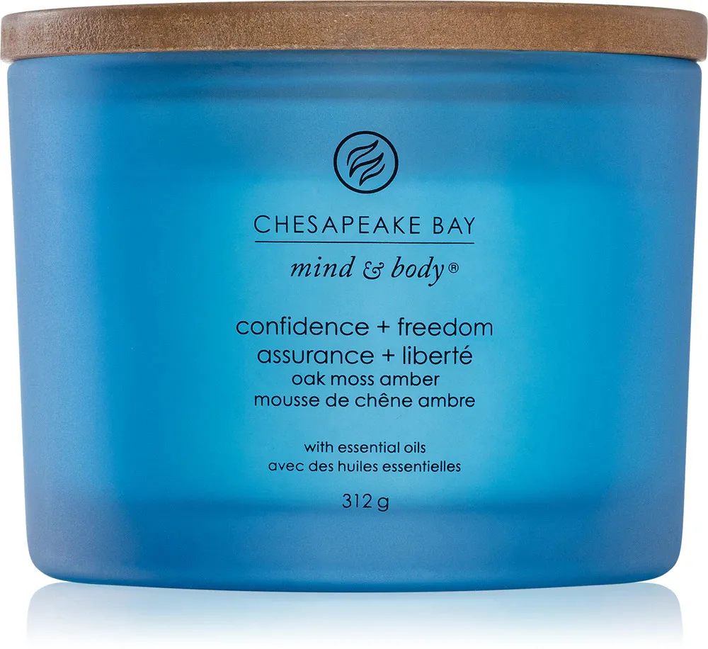 Confidence + Freedom scented candle with 3 wicks 312 g
