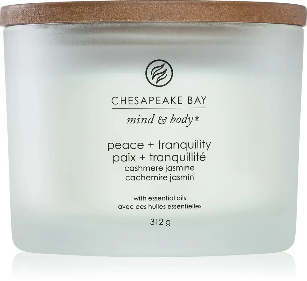 Peace + Tranquility scented candle with 3 wicks 312 g