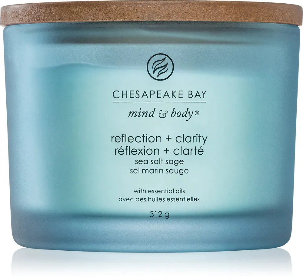 Reflection + Clarity scented candle with 3 wicks 312 g