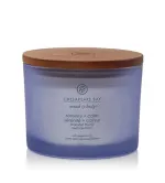 Serenity + Calm scented candle with 3 wicks 312 g