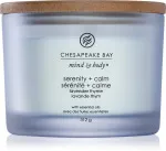 Serenity + Calm scented candle with 3 wicks 312 g