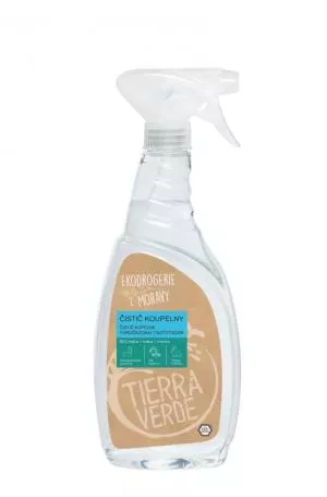 Tierra Verde Bathroom cleaner with BIO mint essential oil