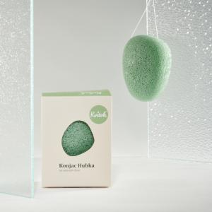 Cleaning sponge Konjac with green clay (body)