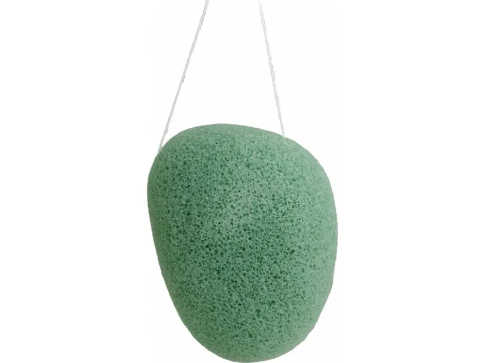 Kvitok Cleaning sponge Konjac with green clay (body)