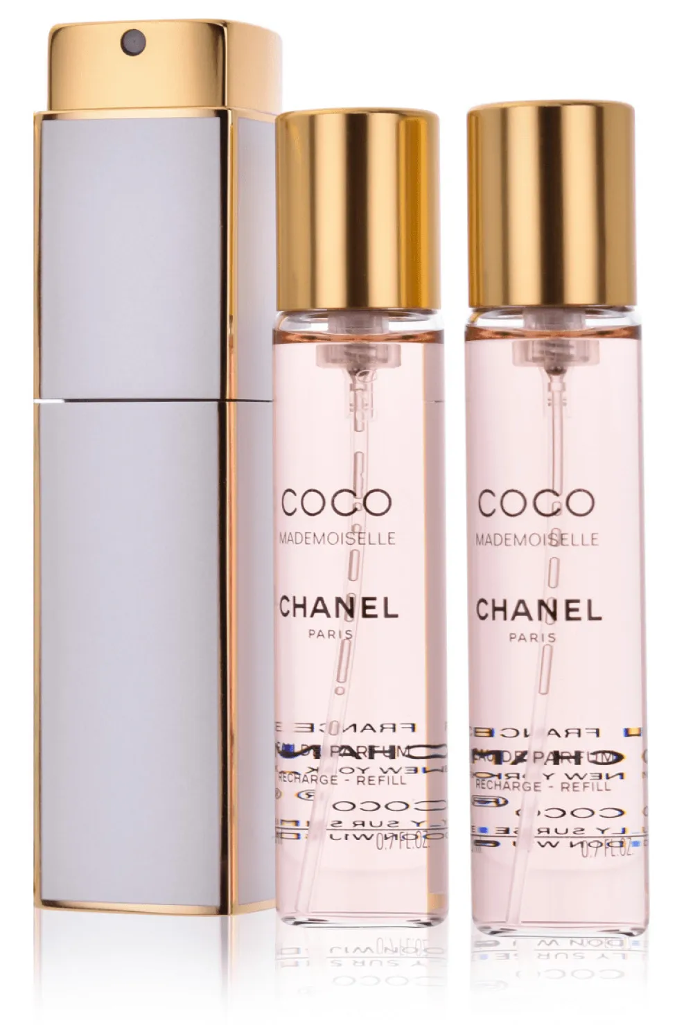 Coco Mademoiselle EDT Refill 2 x 20 ml + EDT Refill with Atomizer 20 ml W 60 ml