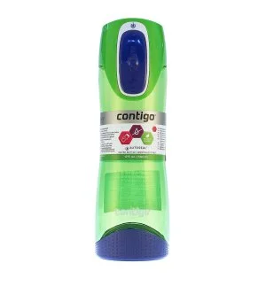 Contigo Swish Sports Water Bottle with Smart Lid for Kids Citron