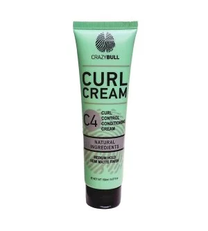 CrazyBull Curl Cream C4 Conditioning Styling Hydrating Cream