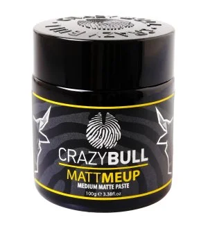CrazyBull MattMeUp Matte Paste matte styling paste with medium hold 100 g
