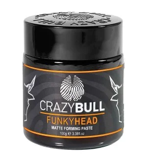 CrazyBull Funky Head Matte Paste Matt Styling Paste with Light Hold 100 g