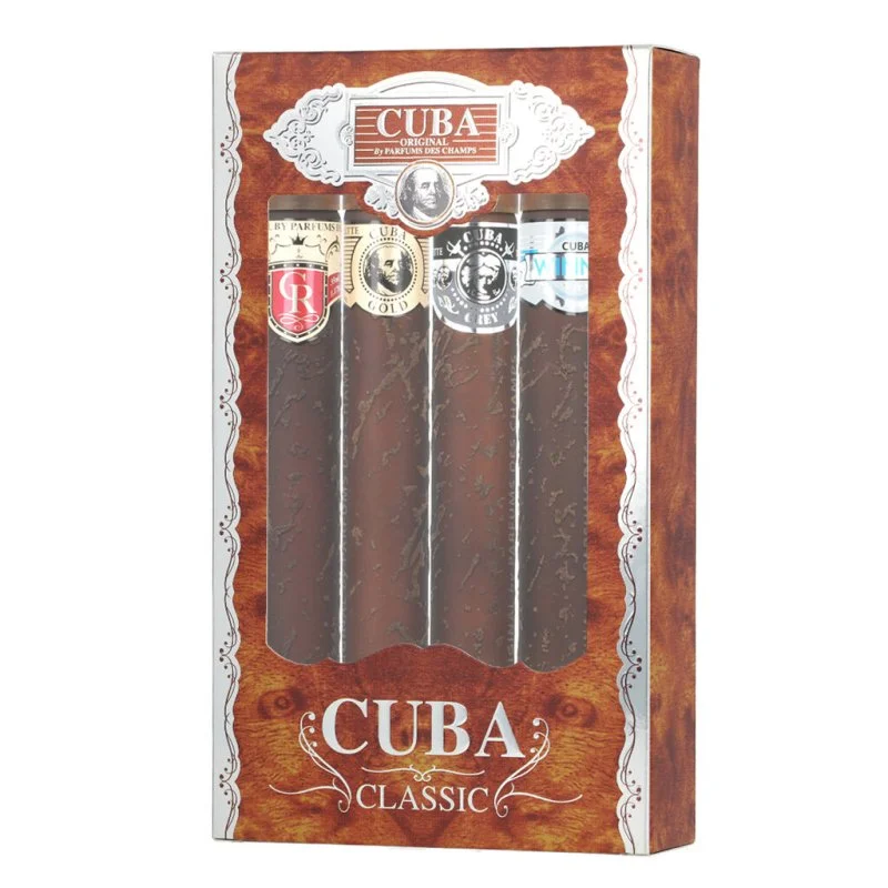 Cuba Cuba Set Yellow 35 ml + EDT Blue 35 ml + EDT Red 35 ml + EDT Orange Eau de Toilette for men