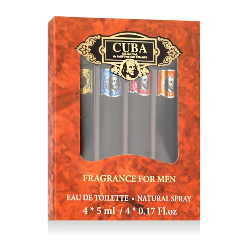 Cuba Fragrance For Men MINI Set 4 x Eau de Toilette for Men
