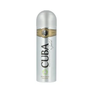 Cuba Gold Deodorant Spray for Men