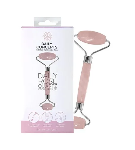 Daily Rose Quartz Facial Roller Facial Massage Roller