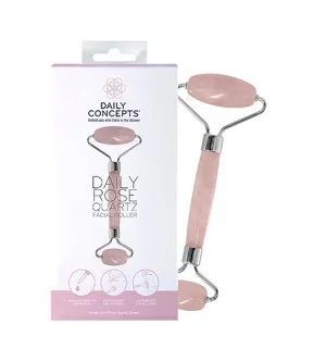Daily Concepts Daily Rose Quartz Facial Roller Facial Massage Roller