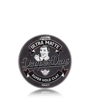 Dapper Dan Ultra Matte Clay extra strong hold clay pomade with a dry finish