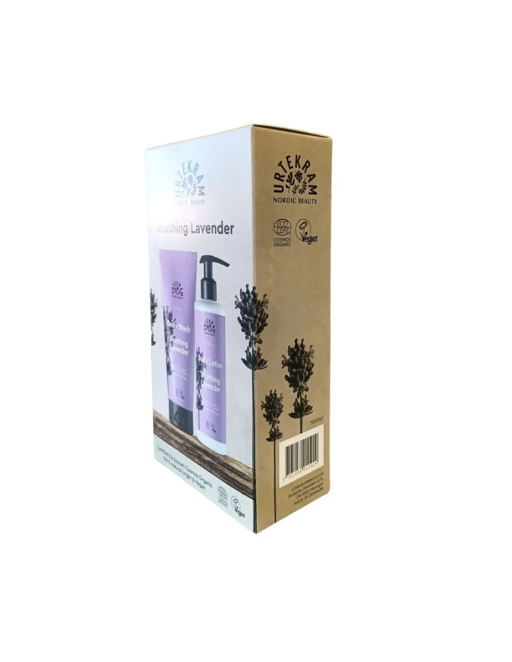 Urtekram Gift set shower gel and body lotion soothing lavender