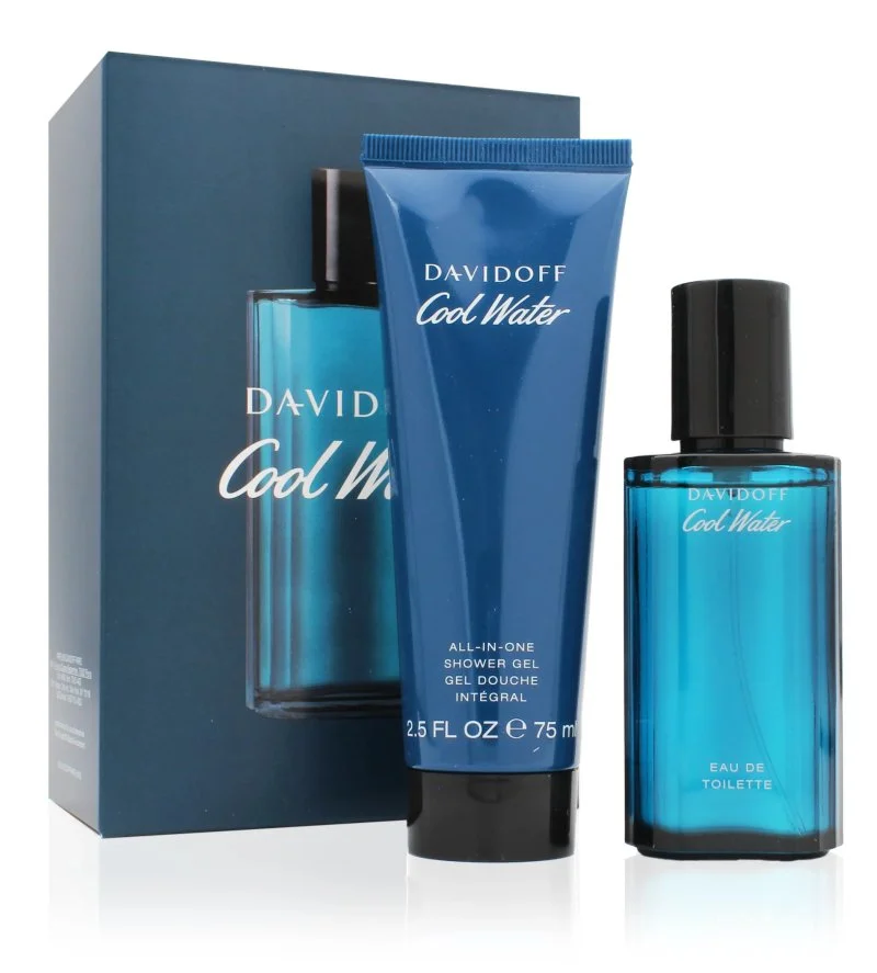 Cool Water Gift Set 40 ml + Shower Gel Eau de Toilette for Men