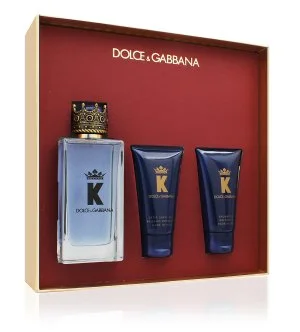 Dolce & Gabbana K by Dolce & Gabbana Eau de Toilette for Men Gift Set 100 ml + Aftershave Balm 50 ml + Shower Gel