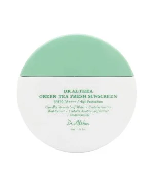 Dr.Althea Green Tea Fresh Sunscreen SPF50+ PA++++ soothing sunscreen with green tea