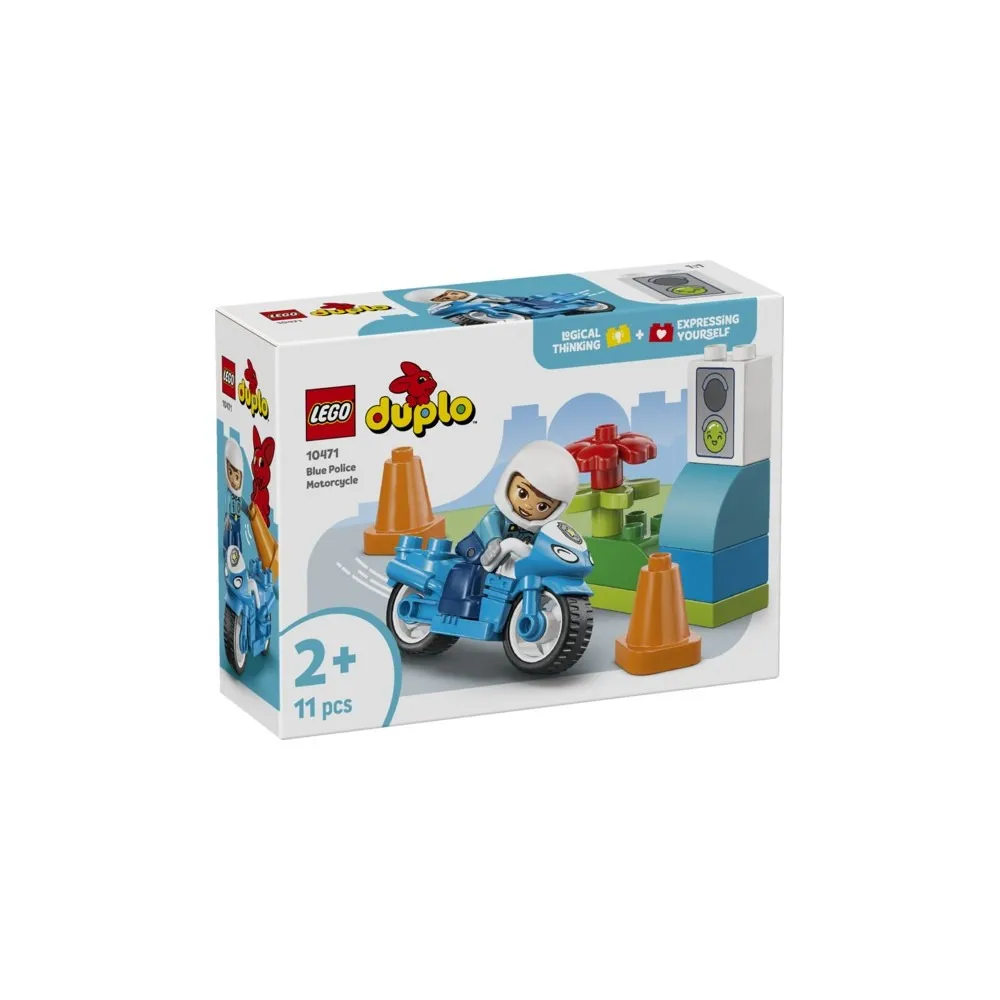DUPLO® 10471 Blue Police Motorcycle
