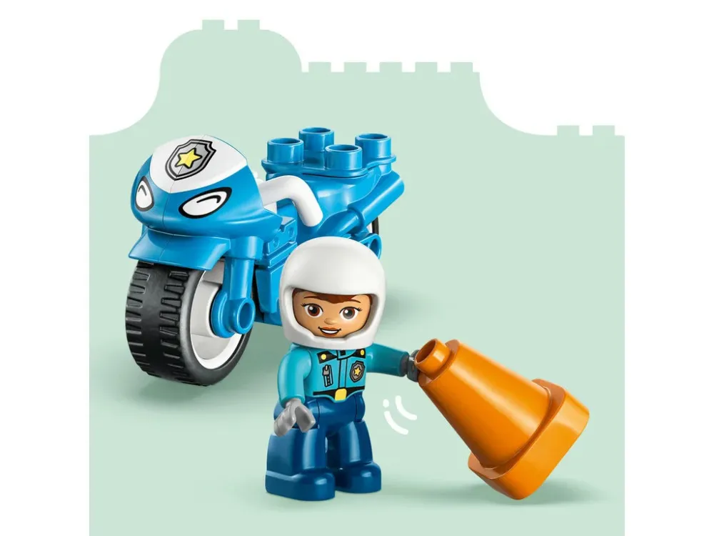 DUPLO® 10471 Blue Police Motorcycle