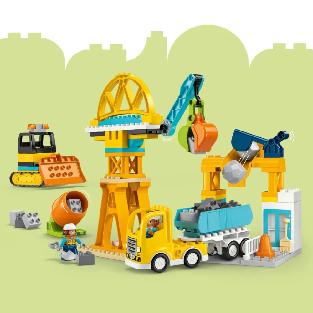 DUPLO® 10476 Construction Site and Vehicles 3-in-1