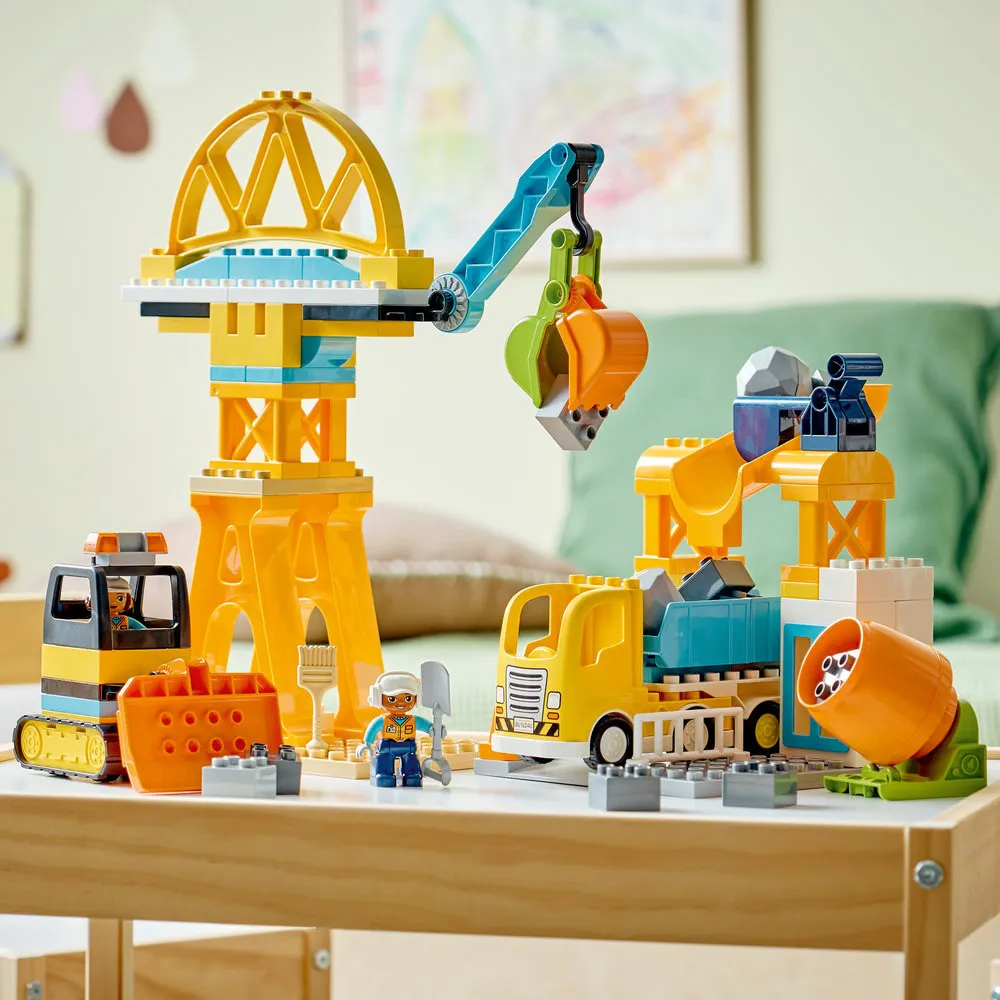 DUPLO® 10476 Construction Site and Vehicles 3-in-1