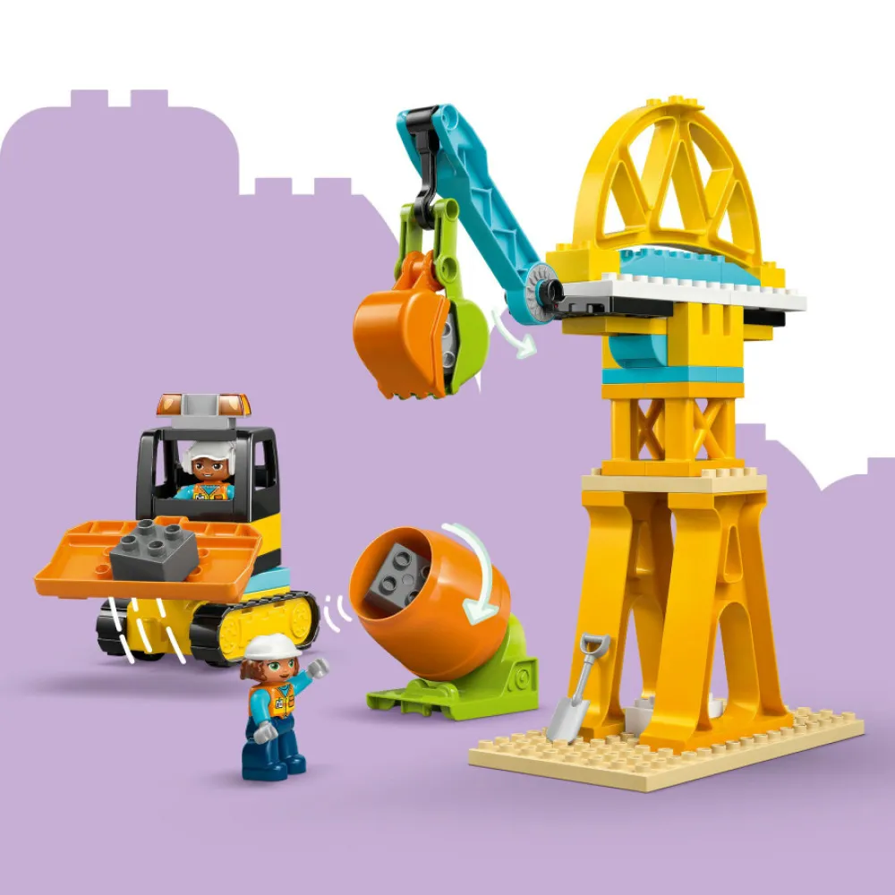 DUPLO® 10476 Construction Site and Vehicles 3-in-1
