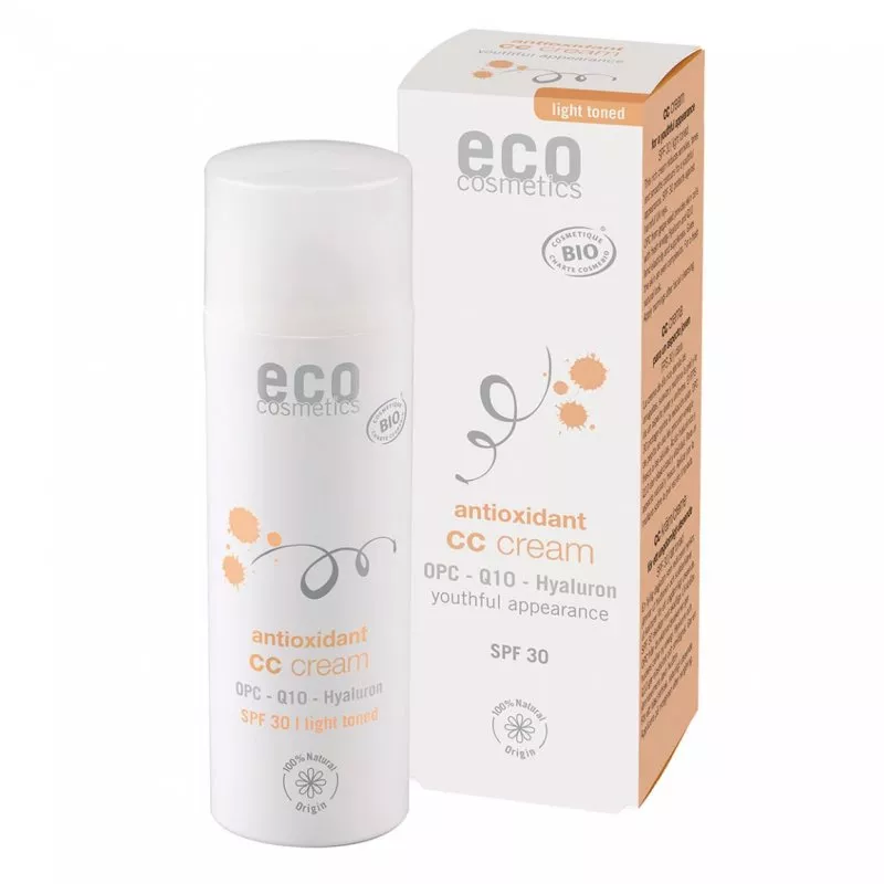 Eco Cosmetics CC cream SPF 30 BIO - light (50 ml) - comprehensive care for your skin
