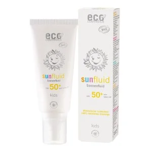 Eco Cosmetics Kids Sunscreen Fluid SPF 50+ Organic (100 ml) - with natural mineral filter