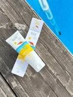 Eco Cosmetics SPF 50 Organic Sunscreen Lotion (125 ml) - with natural mineral filters