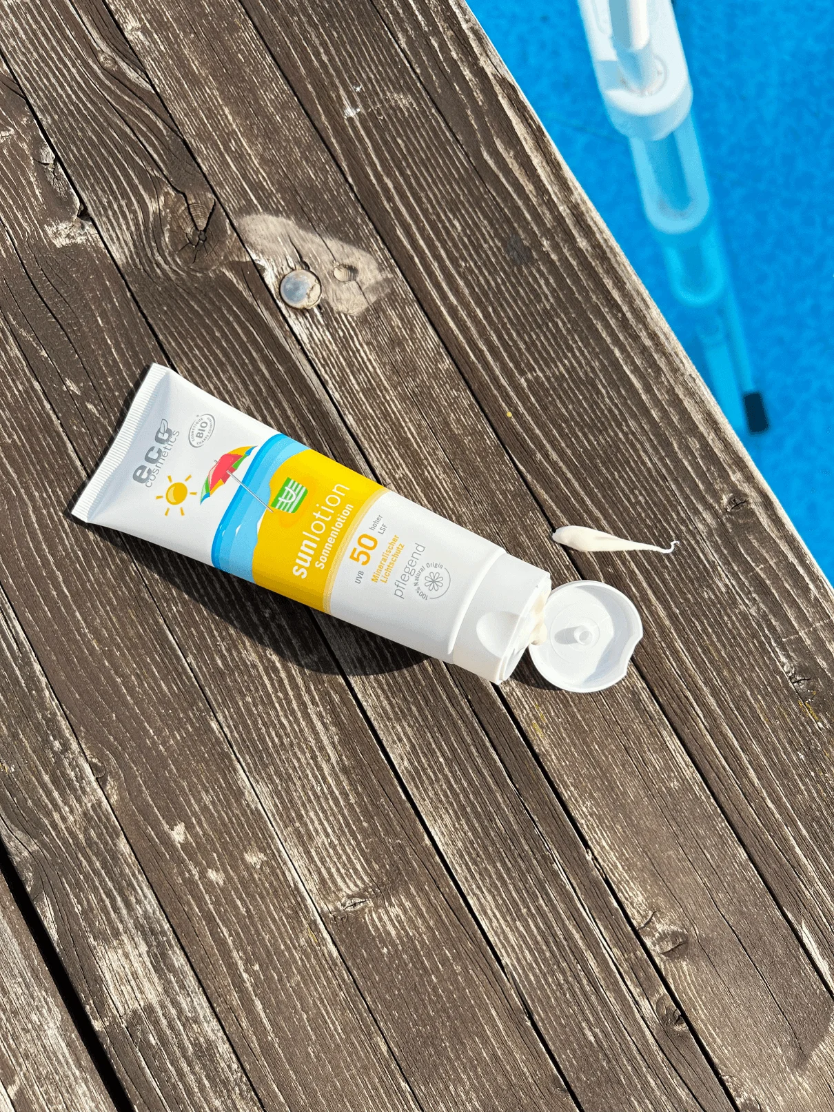 Eco Cosmetics SPF 50 Organic Sunscreen Lotion (125 ml) - with natural mineral filters