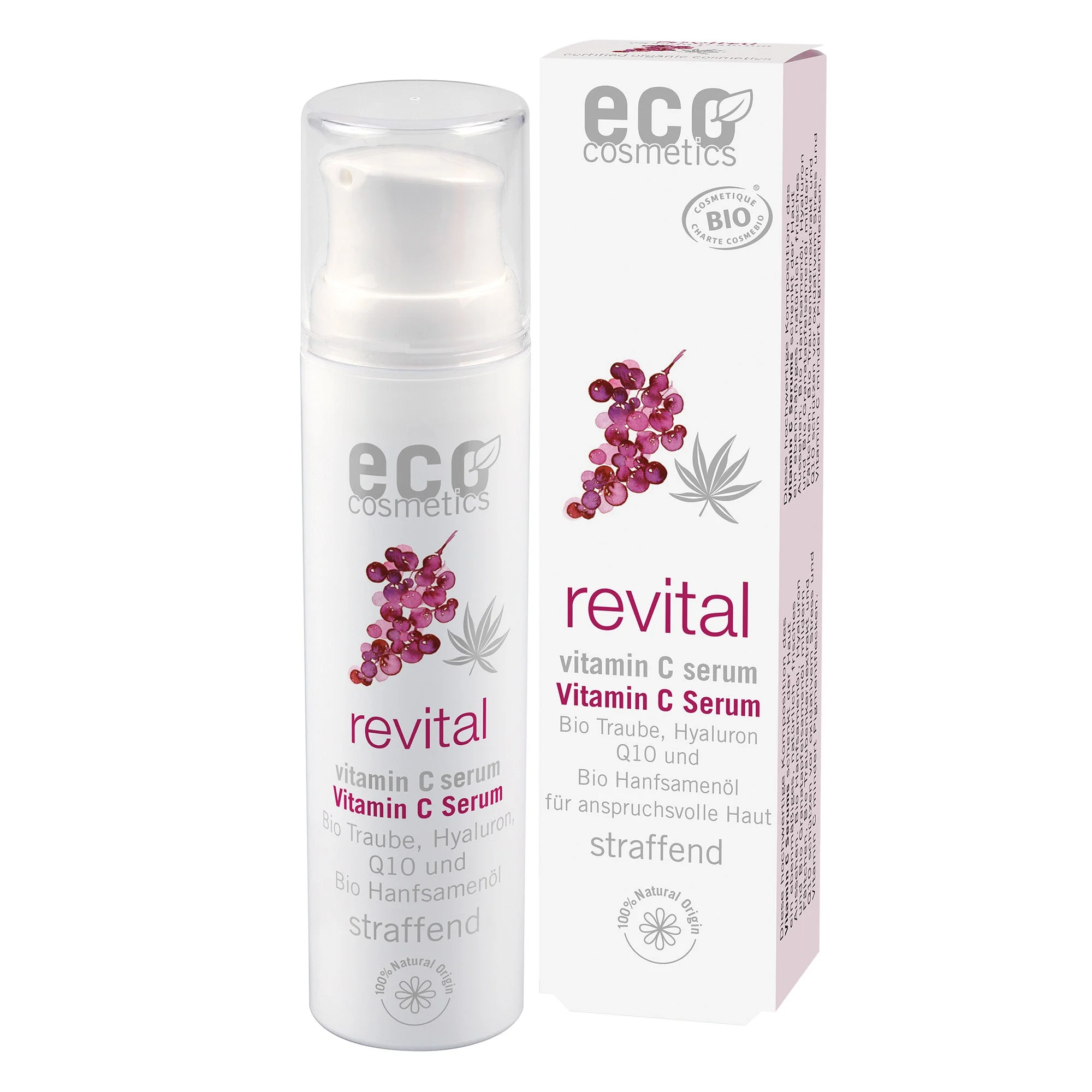 Eco Cosmetics Revital Vitamin C BIO Facial Serum (30 ml) - for demanding skin