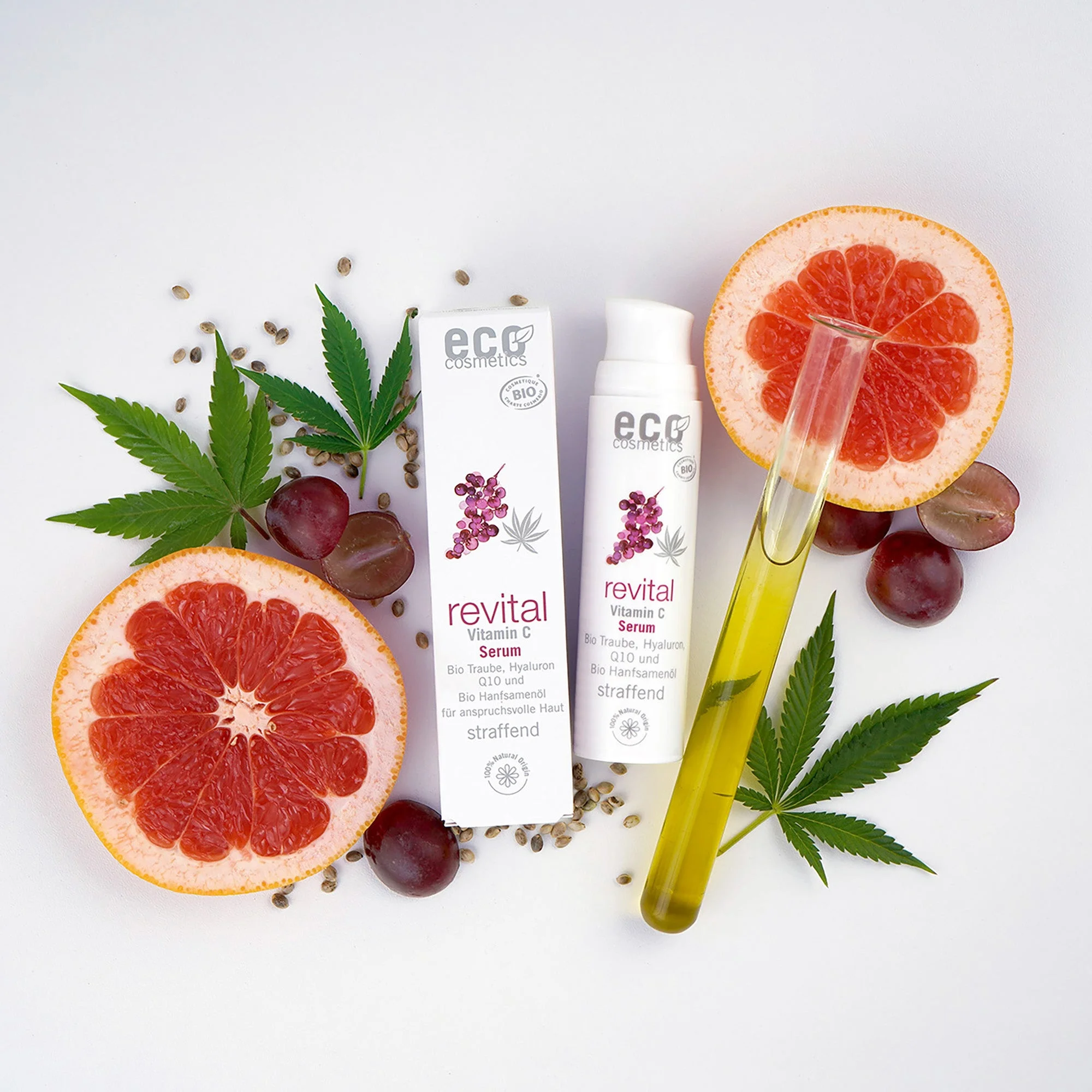 Eco Cosmetics Revital Vitamin C BIO Facial Serum (30 ml) - for demanding skin