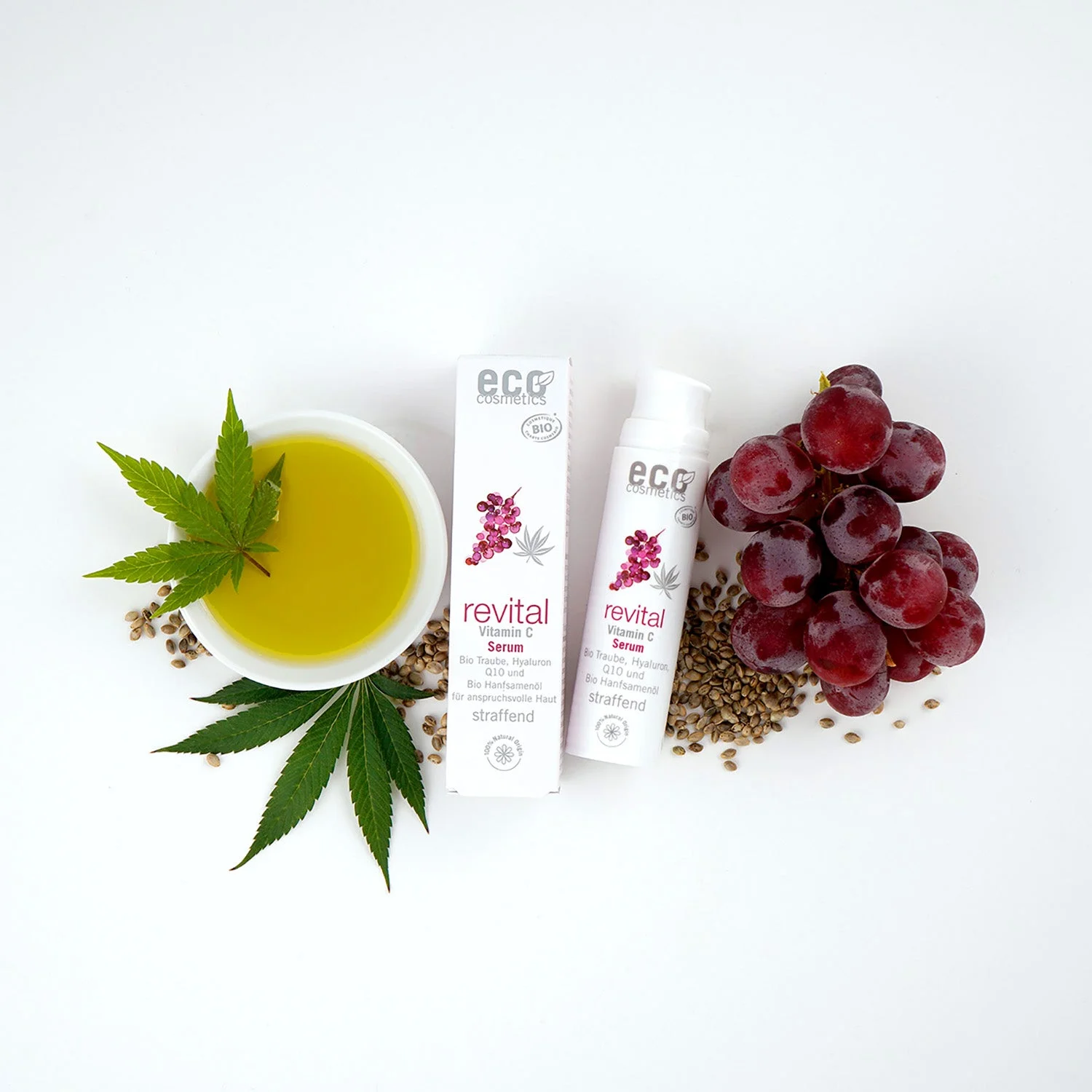 Eco Cosmetics Revital Vitamin C BIO Facial Serum (30 ml) - for demanding skin