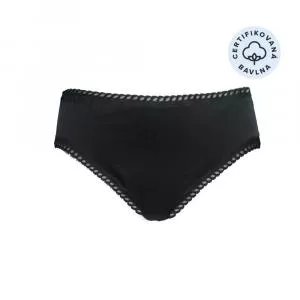 Ecodis Anaé by Menstrual panties Panty for heavy menstruation - black L - made of certified organic cotton