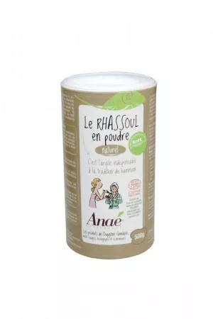 Ecodis Anaé by Rhassoul - Moroccan clay (500 g jar) - shampoo, scrub or mask