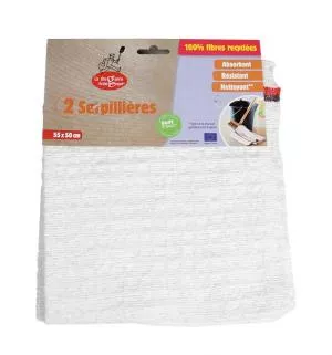 Ecodis La Droguerie Ecologique by Floor cloth set from rec. Fiber (2 pcs)