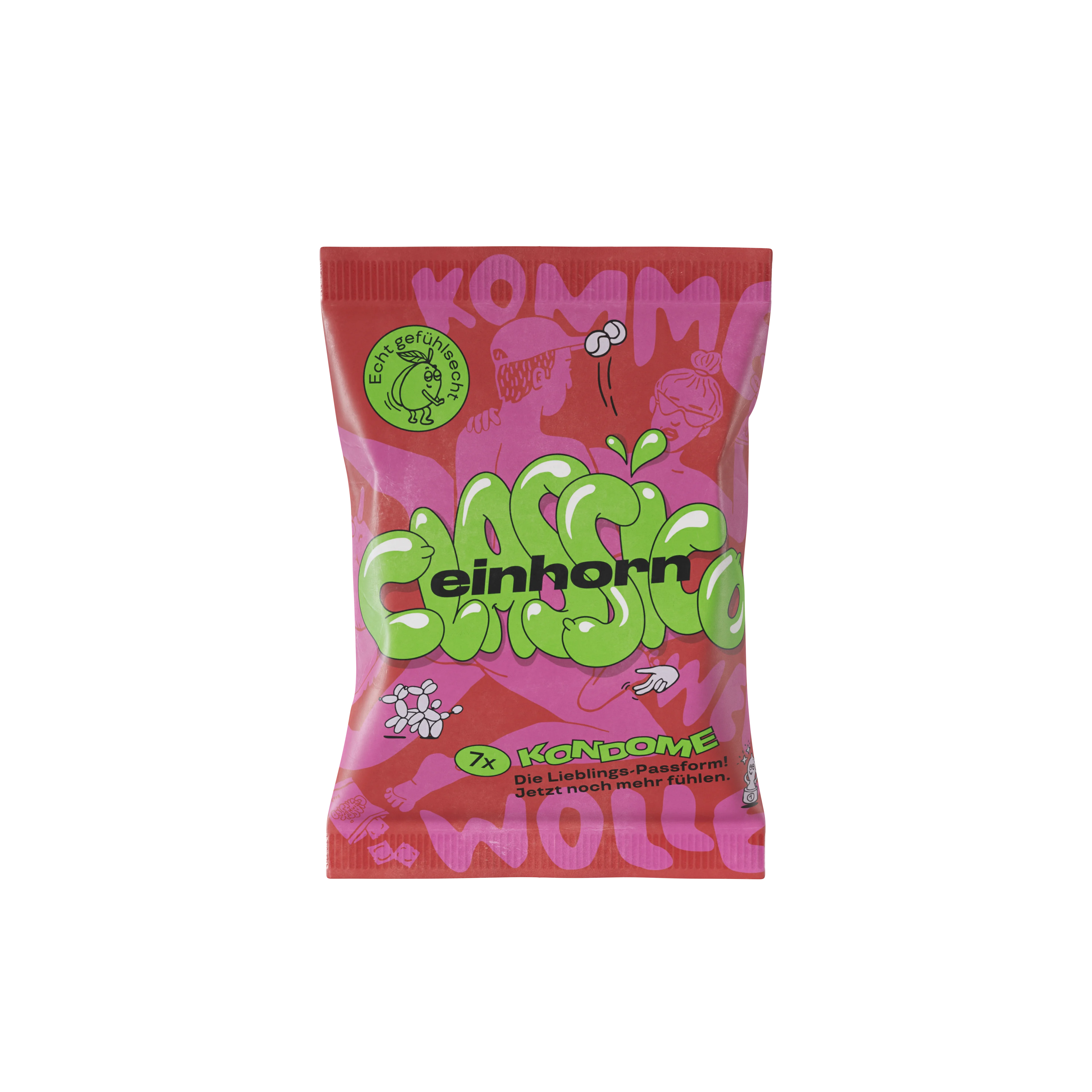 Einhorn Classic Condoms 3 pcs - vegan, fragrance-free