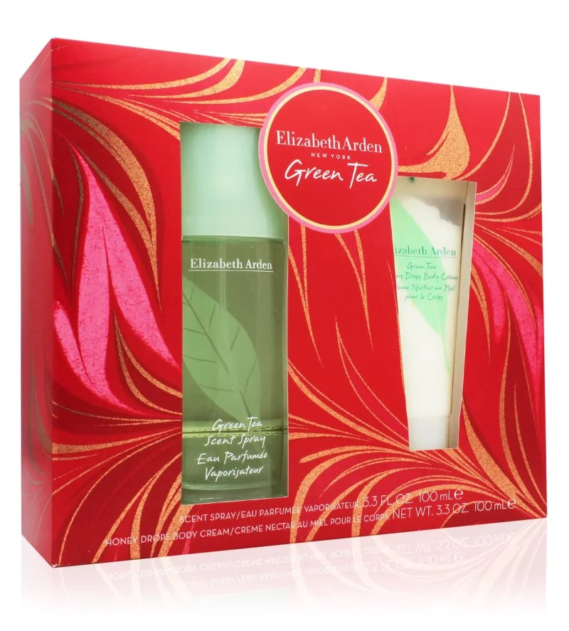 Green Tea Gift Set 100 ml + Honey Drops Body Cream Eau de Toilette for Women