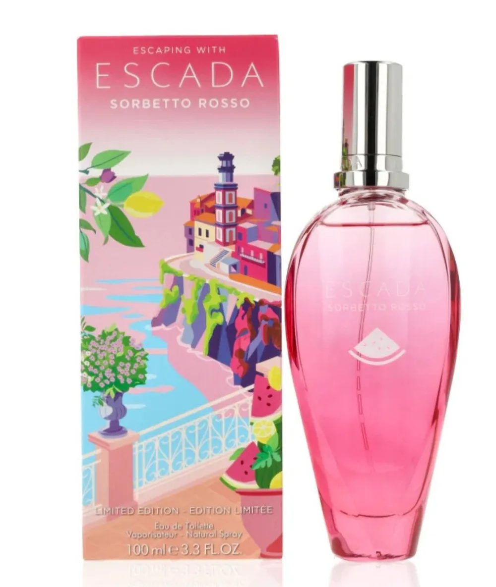 Escaping With Escada Sorbetto Rosso eau de toilette for women 100 ml