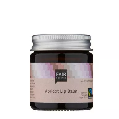 Fair Squared Lip balm with apricot (20 g) - in glass jar