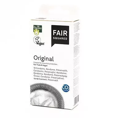 Fair Squared Condom Original (10 pcs) - vegan and fair trade