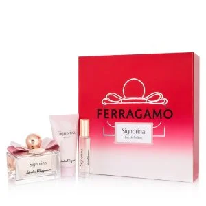 Salvatore Ferragamo Signorina Eau de Parfum for Women 100 ml + EDP Mini 10 ml + Body Lotion