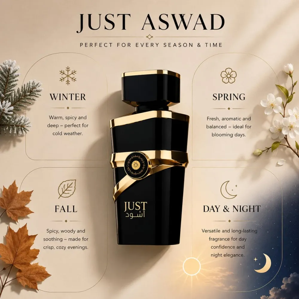 Just Aswad eau de parfum for men 100 ml