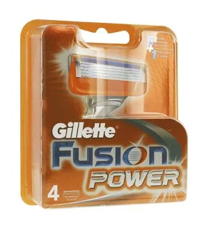Gillette Fusion Power replacement razor blades 4 pcs for men