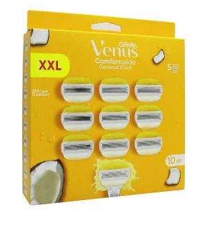 Gillette Venus Comfortglide Coconut & Olay replacement razor cartridges 10 pcs